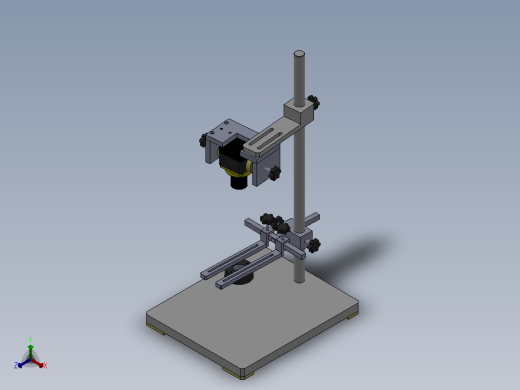 机器视觉实验支架正等轴测缩略图