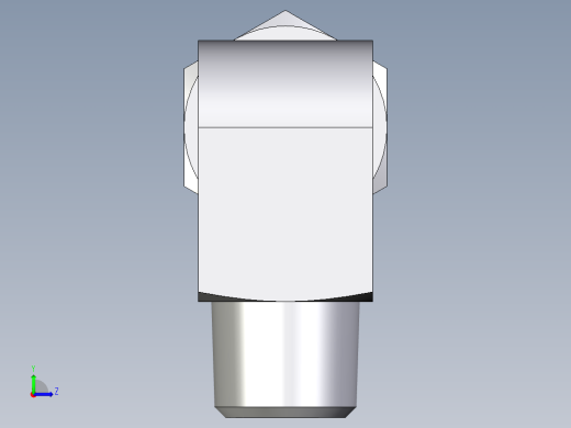 卡套式工业通用硬管接头EO_Male_stud_elbow_WE08LLRCF左视缩略图