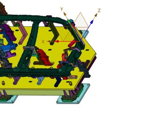 汽车柔性车身侧围夹具单元缩略图