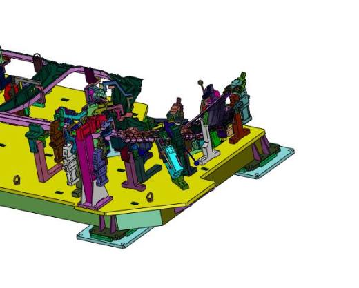 汽车柔性车身侧围夹具单元缩略图