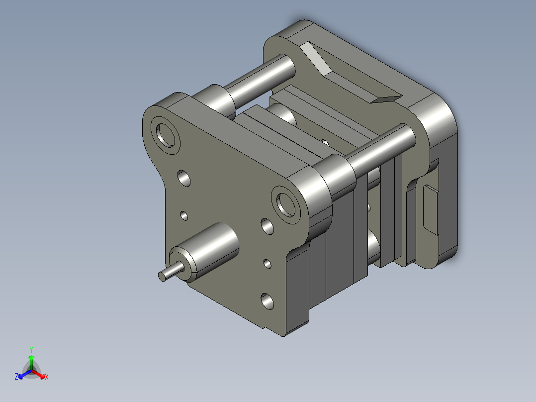 导电片落料冲孔复合模设计含三维图+CAD+说明书正等轴测图