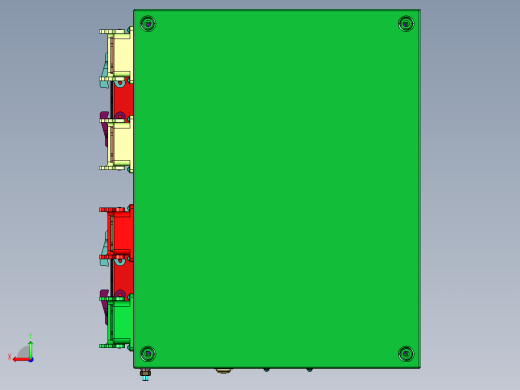 电子开关按键面板后视缩略图