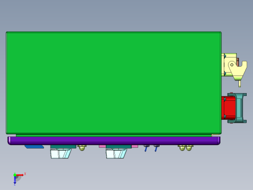 电子开关按键面板俯视缩略图