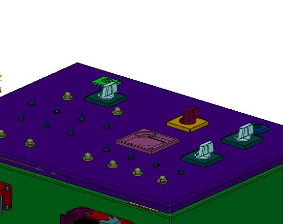 电子开关按键面板