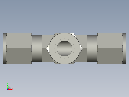 卡套式工业通用硬管接头10_jbu-s前视缩略图