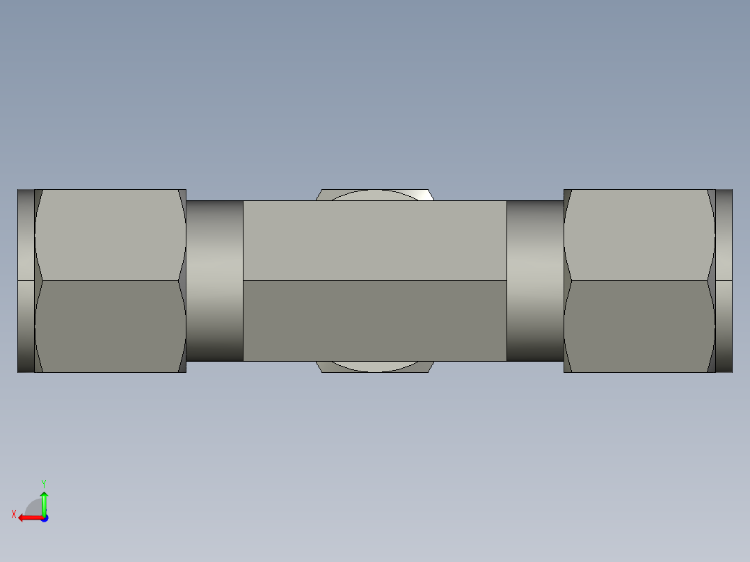 卡套式工业通用硬管接头10_jbu-s后视图
