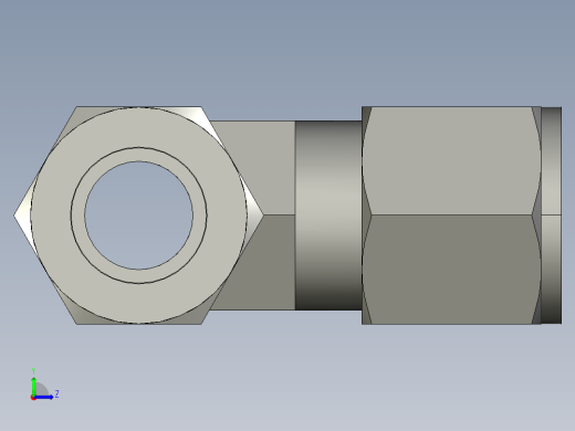 卡套式工业通用硬管接头10_jbu-s左视缩略图