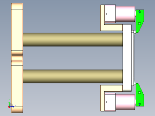 SPS-XJ笔记本CNC工装夹具三维模型-CNC2-0113左视缩略图