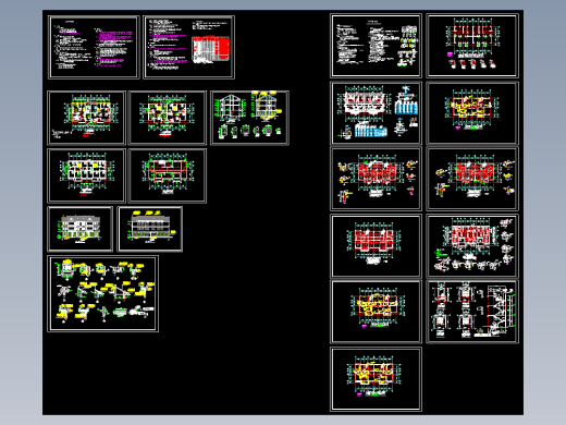 XX市村民住宅通用图纸一