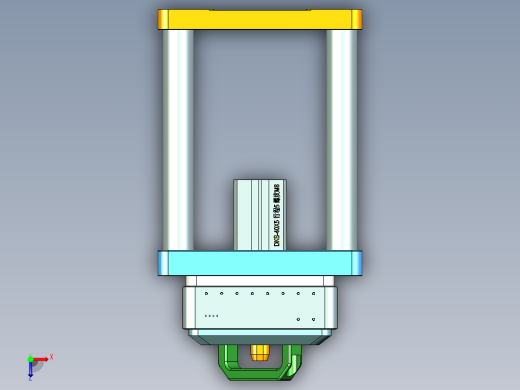 X1008-笔记本CNC工装夹具三维模型CNC4-0922俯视缩略图