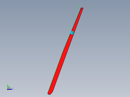 笔记本C壳侧壁高光发丝UG刀路程序模型左视缩略图