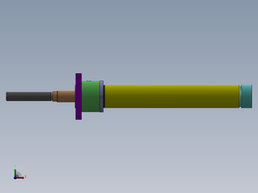 焊接式液压缸80x50x580-mm-1.snapshot.1前视图