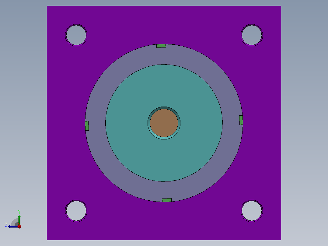 焊接式液压缸80x50x580-mm-1.snapshot.1右视图