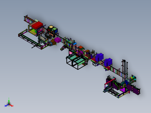 内机空调自动包装生产线