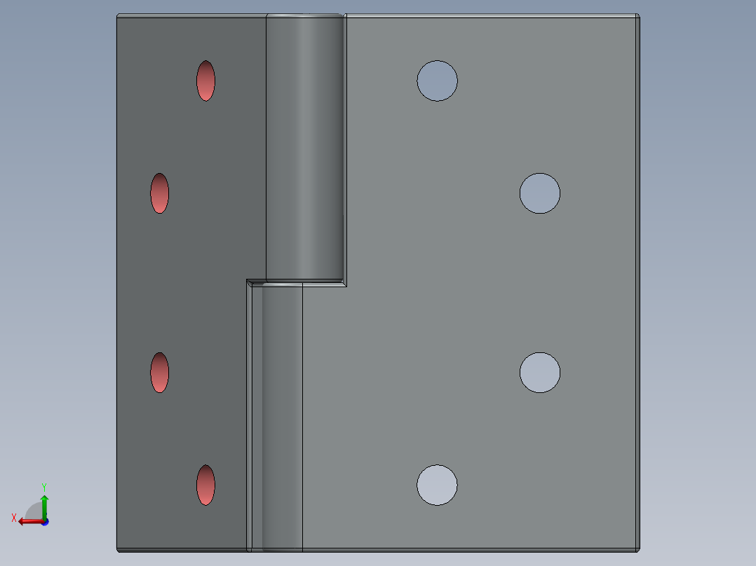 铰链、-合后视图