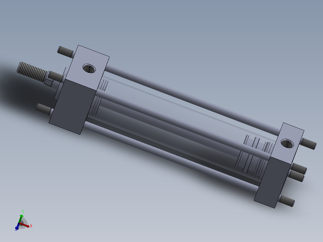 横拉杆液压缸50x20x200 mm