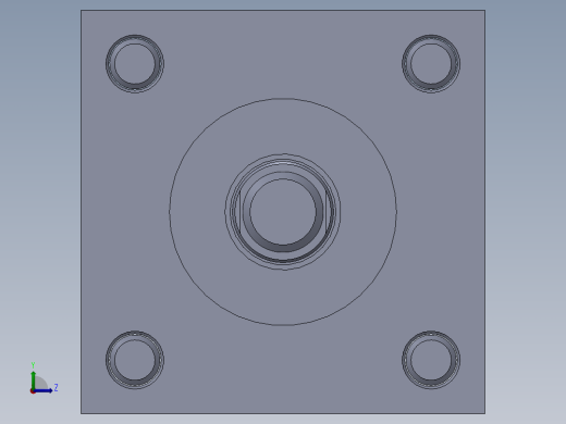 横拉杆液压缸50x20x200 mm左视缩略图