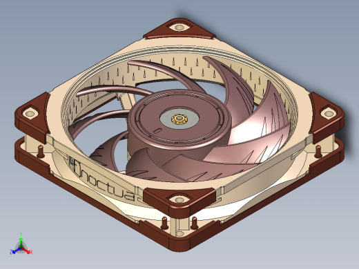 noctua nf a12x25 2快照20正等轴测缩略图
