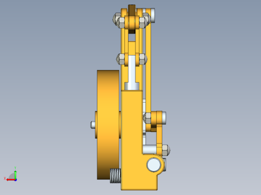 蒸汽机balanced-beam-steam-engine-1835-模型格式为 stp creo后视缩略图