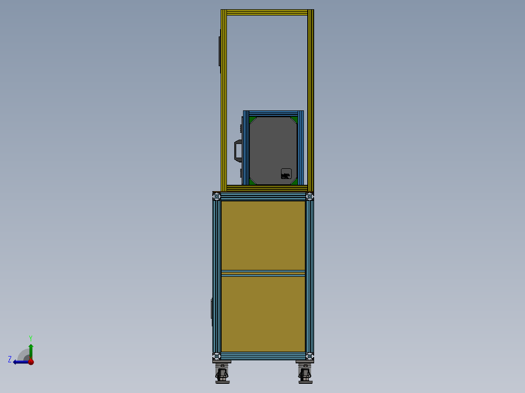水泵爆破实验台右视图