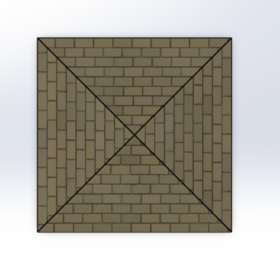 花园桌台设计模型