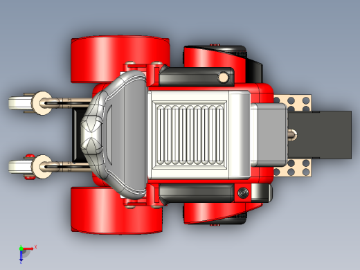 电动遥控轮椅俯视缩略图