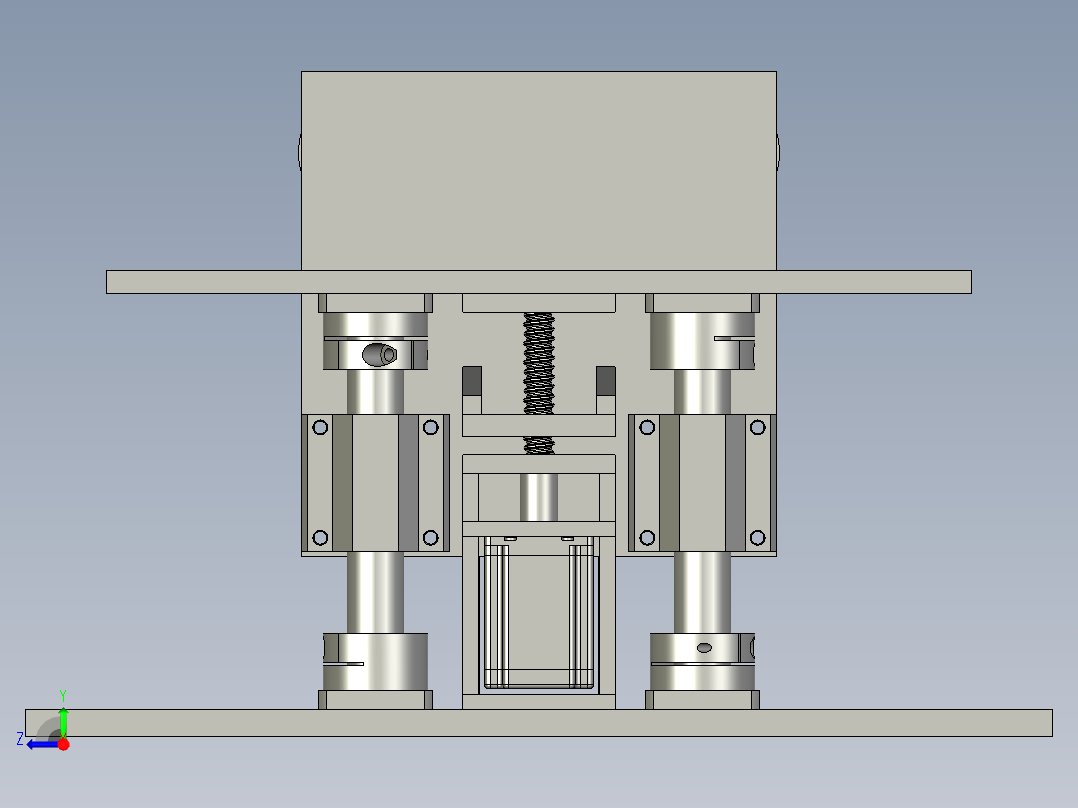 顶升传送机右视图