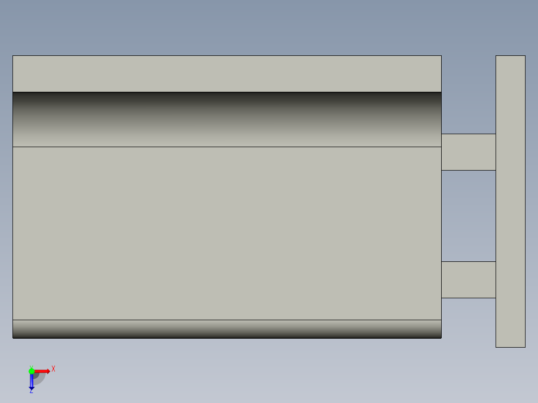 门磁铁-C-MGCEN1俯视图