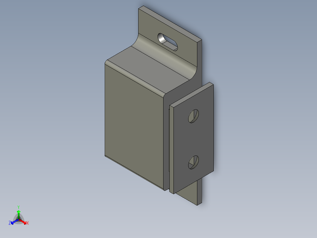 门磁铁-C-MGCEN1正等轴测图