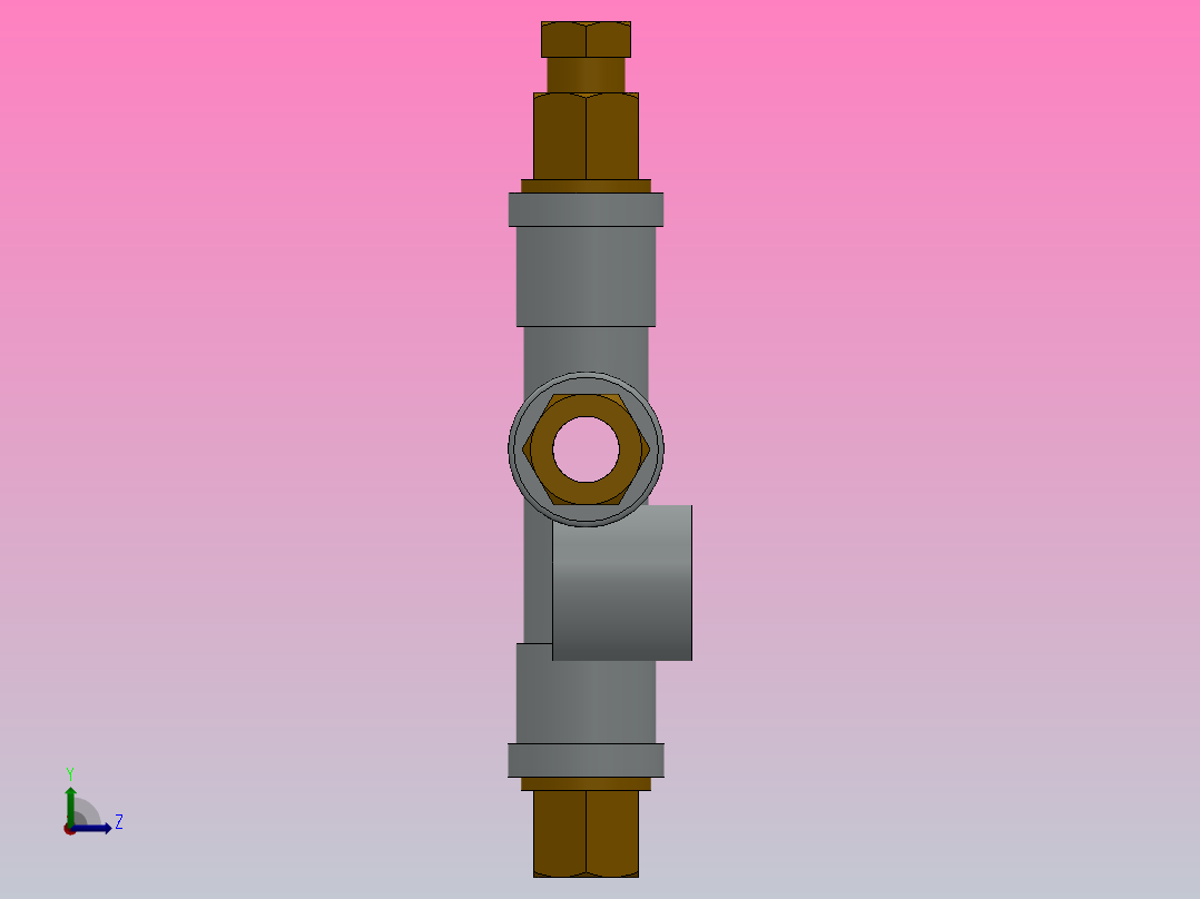 T型检知容积式分配器[T-600]左视图