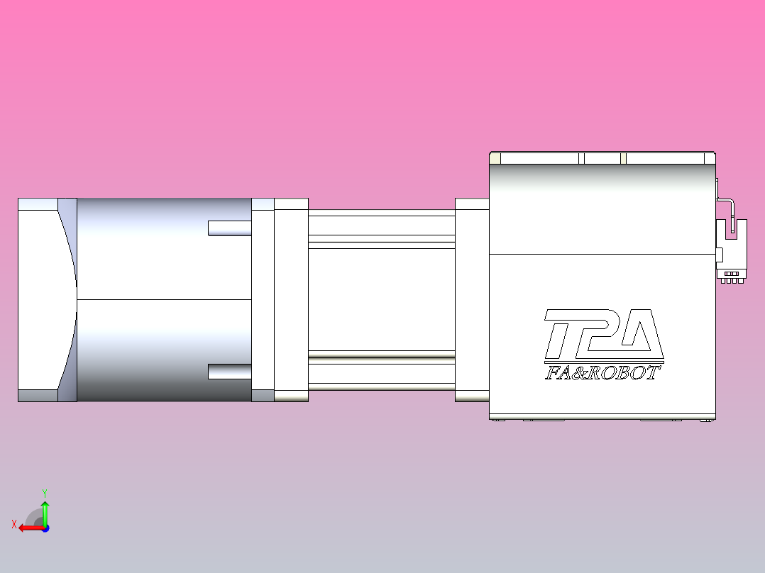 带式直线轴半闭式TPA-ONB-100-232-L850-DL-J90-N3后视图