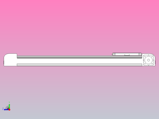 带式直线轴半闭式TPA-ONB-100-232-L850-DL-J90-N3右视缩略图