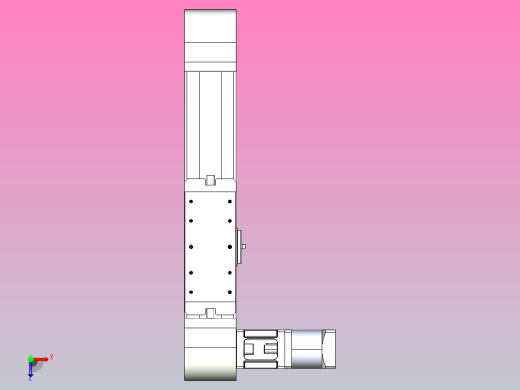 带式直线轴半闭式TPA-ONB-80-170-L150-DR-J60-N3俯视缩略图