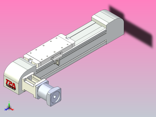 带式直线轴半闭式TPA-ONB-80-170-L150-DR-J60-N3正等轴测缩略图