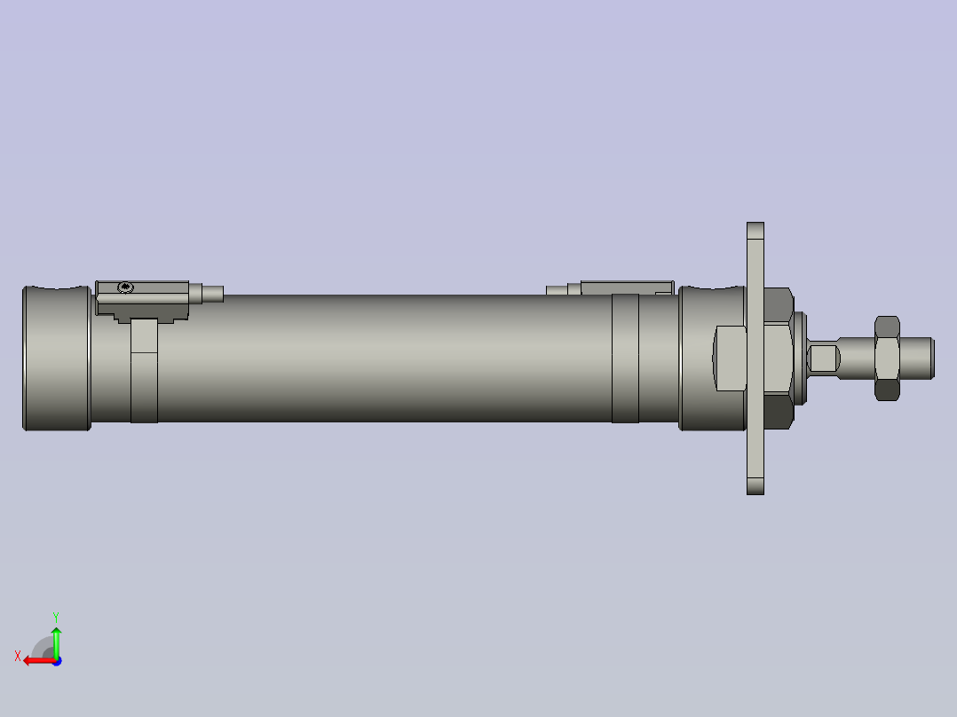 气缸AIRTACMAL25x100_S_U_FA_M_2__0_后视图