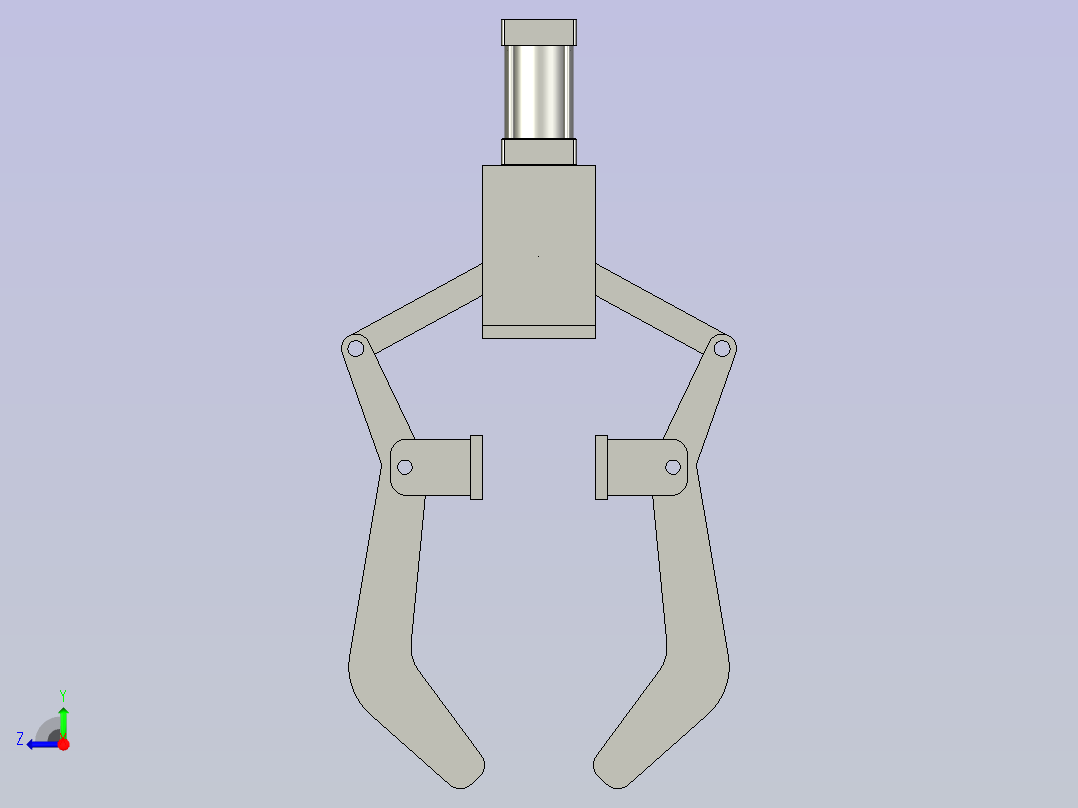 抱紧机构右视图