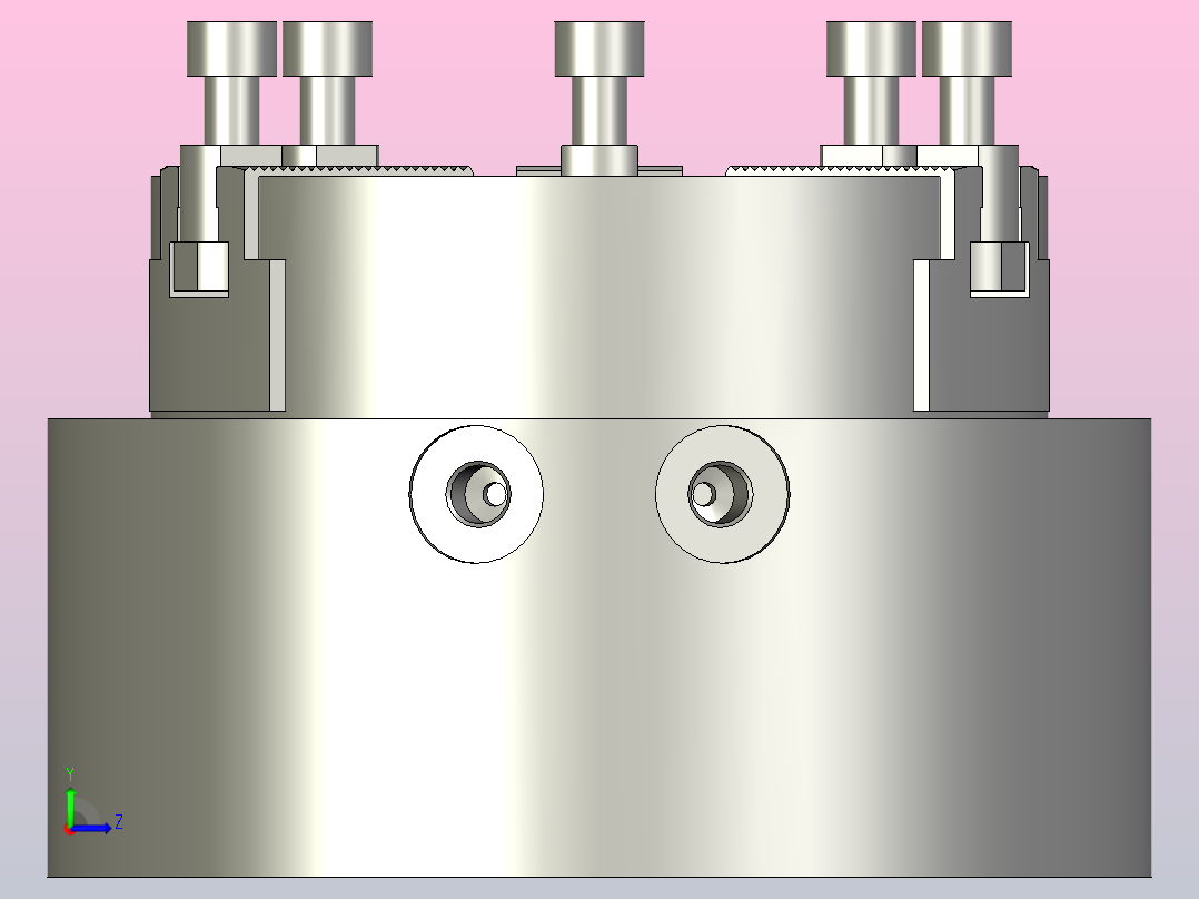 气动夹紧系统SCHUNK-0816126 ROTA TPS 125-26_Z, 0622左视图