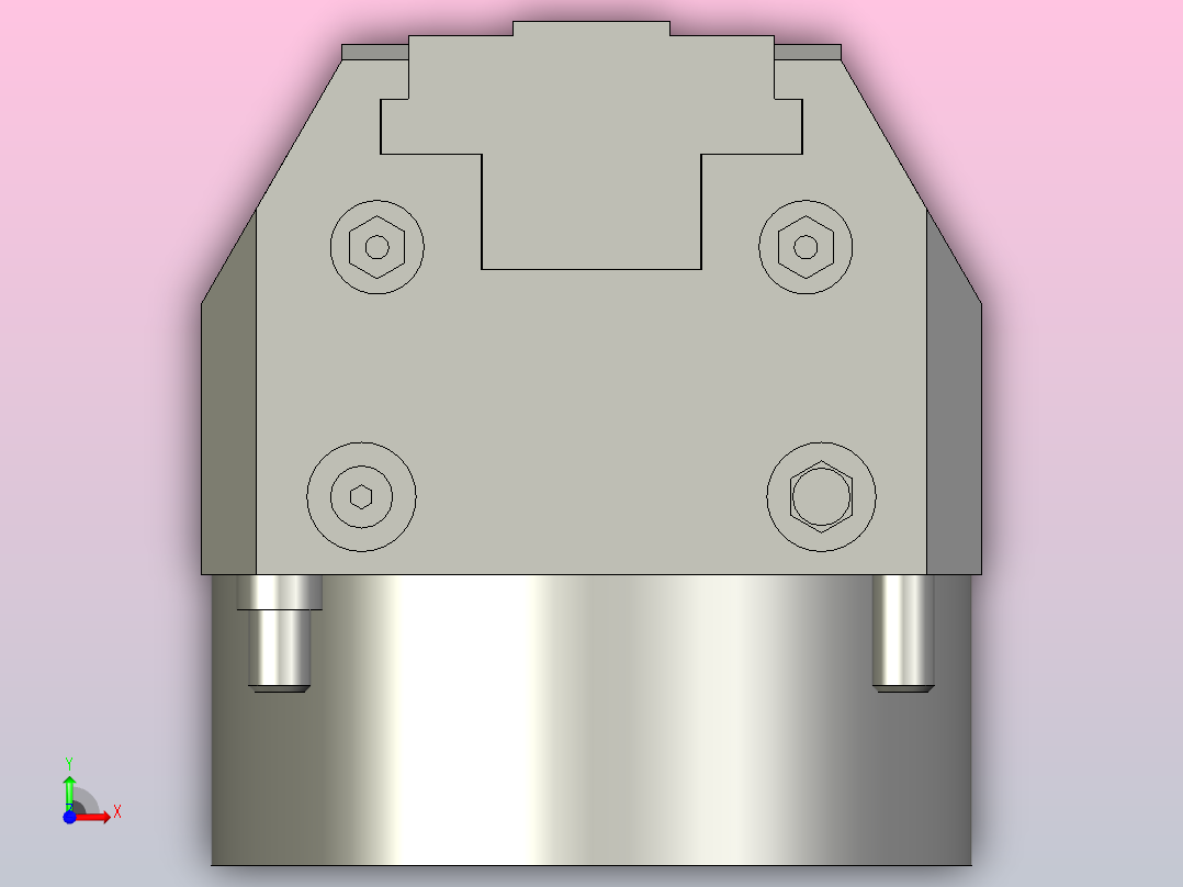 气动夹紧系统SCHUNK-0405282 KSF-LH-Z plus 100, 0前视图