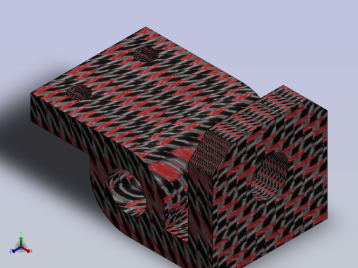 具有自锁功能的SolidWorks模型。