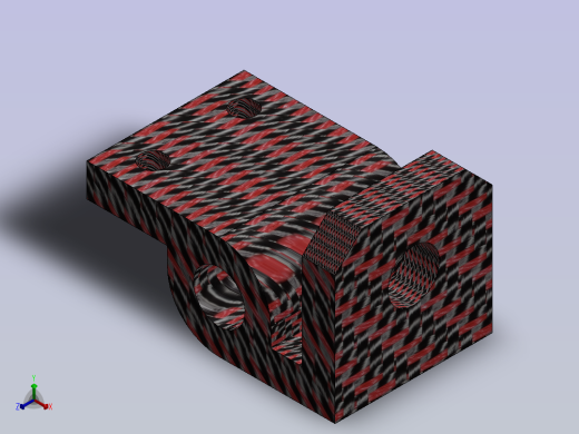 具有自锁功能的SolidWorks模型。正等轴测缩略图