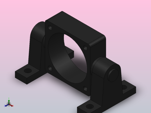 TBC后铰轴座[100]气缸附件