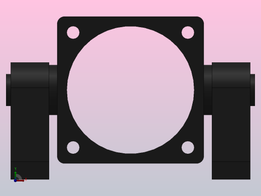 TBC后铰轴座[100]气缸附件前视缩略图