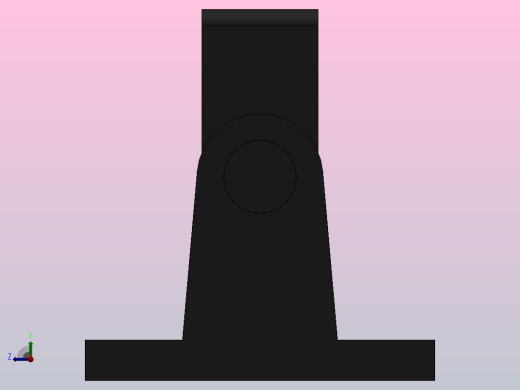 TBC后铰轴座[100]气缸附件右视缩略图