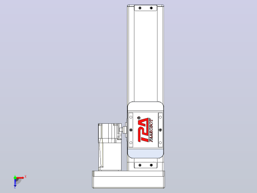 滚珠丝杠直线轴带导轨全封闭TPA-HCR-65S-1610C-L150-ML-Y-P10-N3俯视缩略图