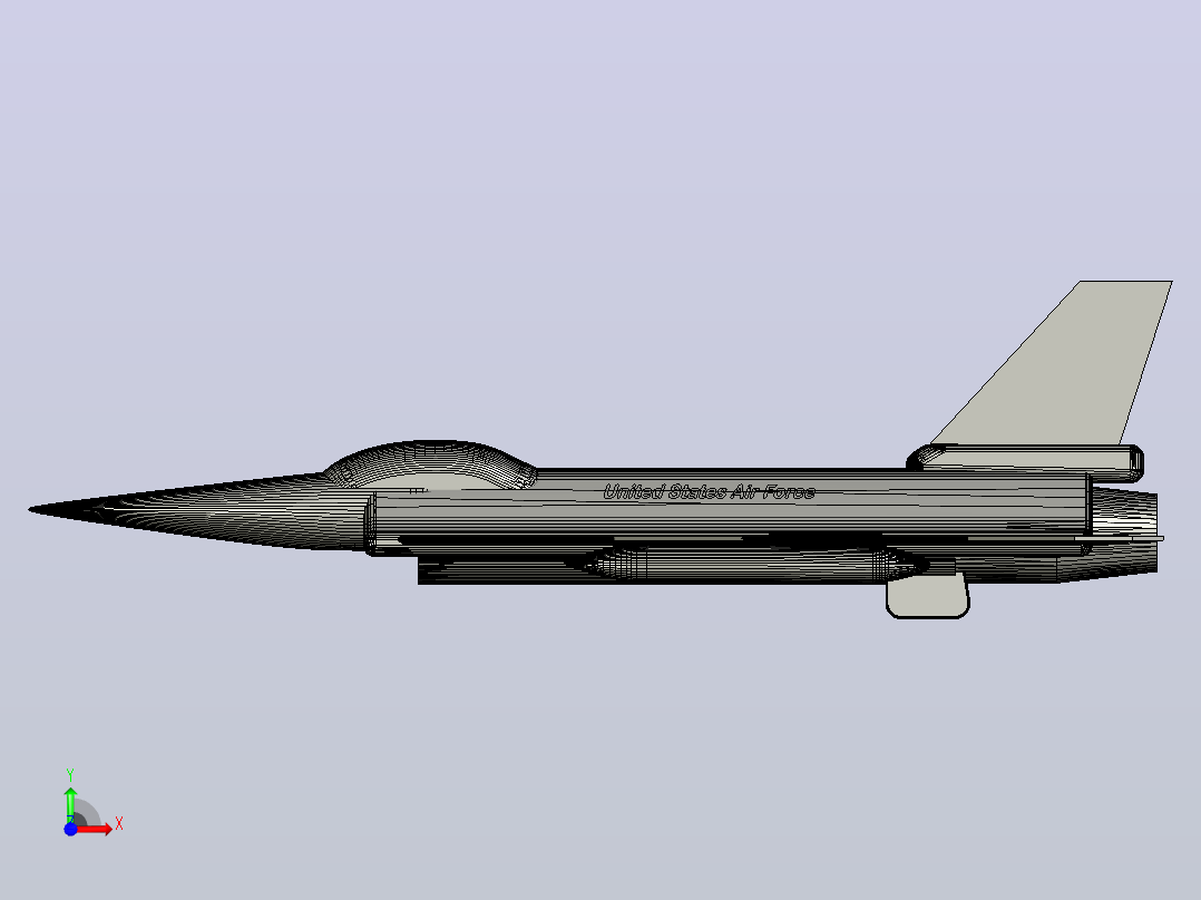 F-16 Fighting Falcon (USAF Thunderbird v2飞机前视图