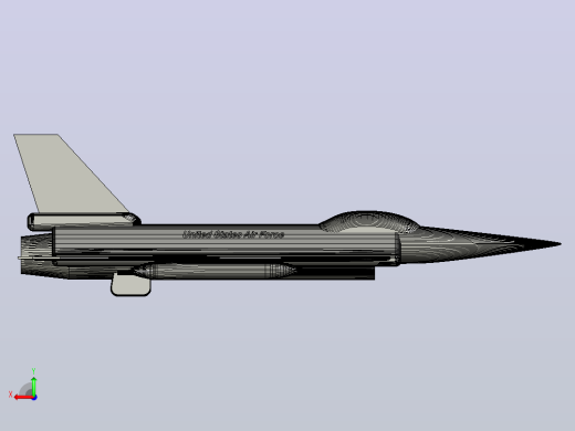 F-16 Fighting Falcon (USAF Thunderbird v2飞机后视缩略图