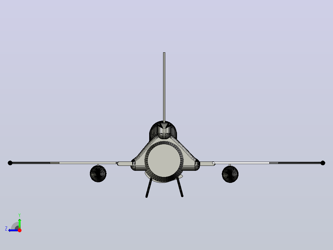 F-16 Fighting Falcon (USAF Thunderbird v2飞机右视图