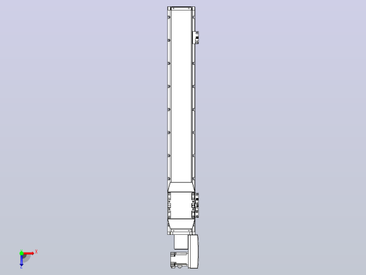 机器人皮带驱动直线轴TPA-GCB-120-P70-L700-QR-M20-N3俯视缩略图