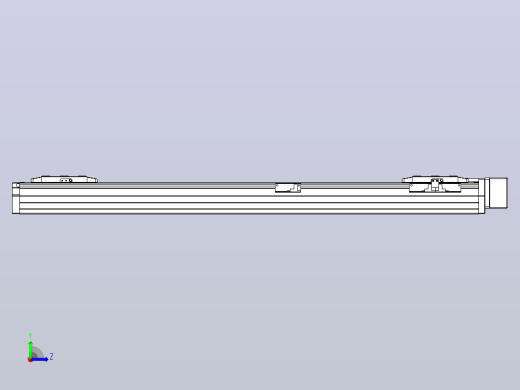 滚珠丝杠线性轴TPA-GCRS-80-1610C-L275-ML-M20-N3左视缩略图