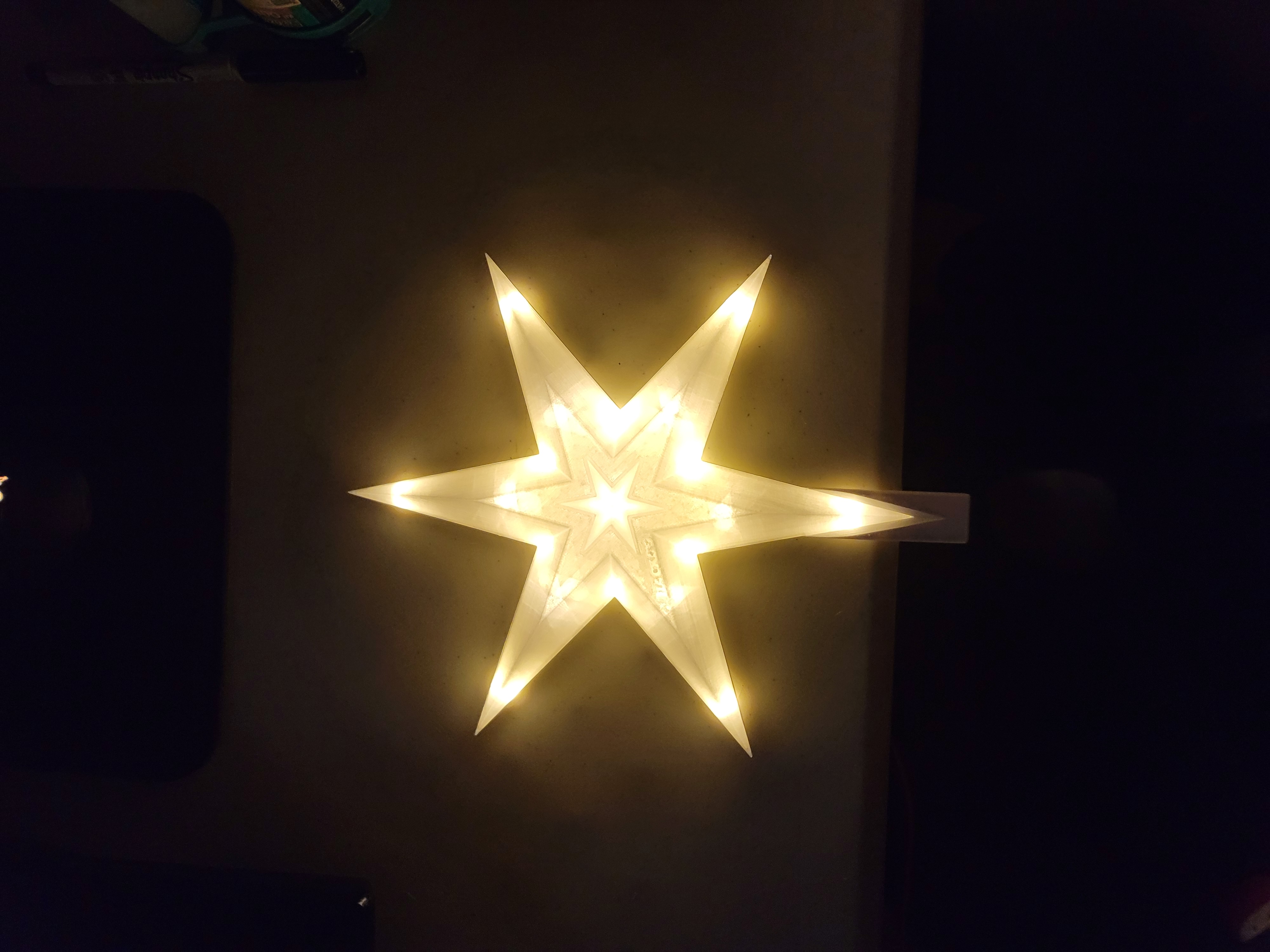 圣诞树星星